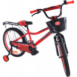 Detský bicykel 20 Fuzlu Thor červeno-čierny